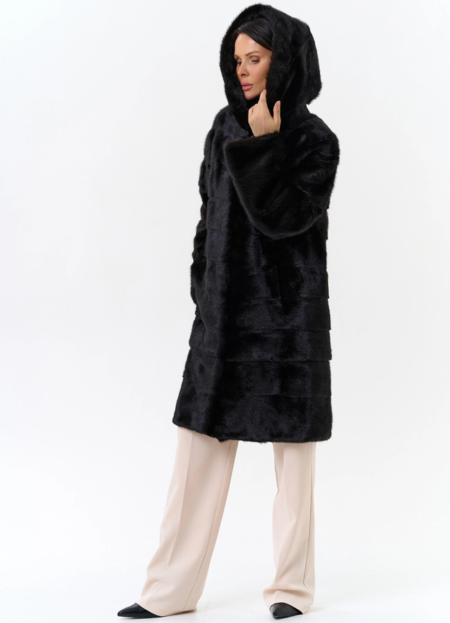 Шуба из норки модель № 29537 универмаг малина