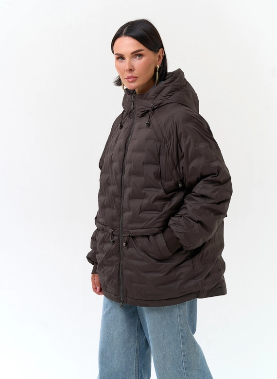 Женская куртка с капюшоном