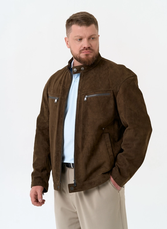 Мужская куртка из натуральной замши